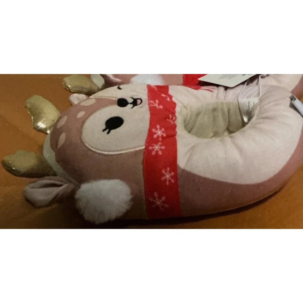 Jazwares Squishmallows Kids' Holiday Slippers‎ Dawn the Fawn - Size 4/5 - New